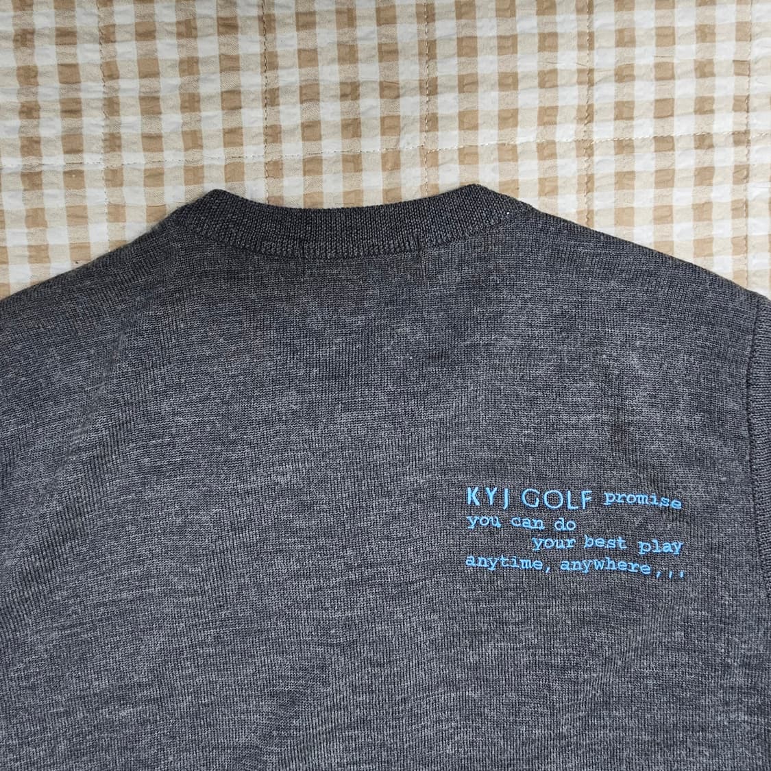 김영주 골프 집업 조끼 남자100 상품이미지7