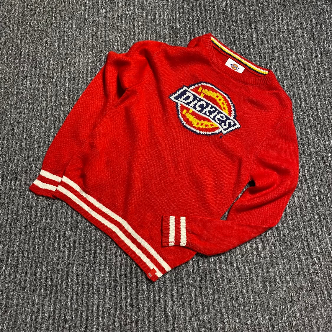 🌊Dickies Red logo knit 상품이미지1