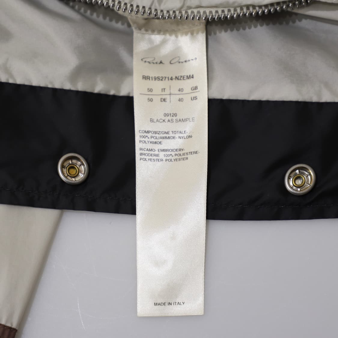 50 / Rick Owens 릭오웬스 19SS 런웨이 나일론 코치자켓 상품이미지4