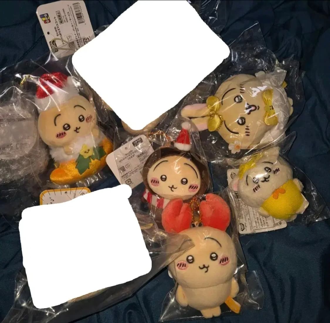 (개별)치이카와 먼작귀 우사기 꽃게 우라야하보즈 크리스마스 파크 마스코트 상품이미지1