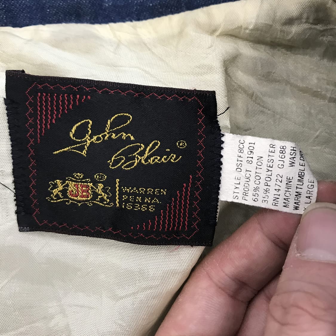 John Blair 존블레어 80-90s USA 코튼자켓 [110] 상품이미지5