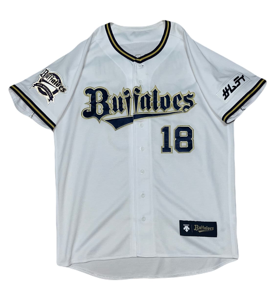 데상트 야마모토 요시노부 오릭스 버팔로스 홈 정품 유니폼 상품이미지1