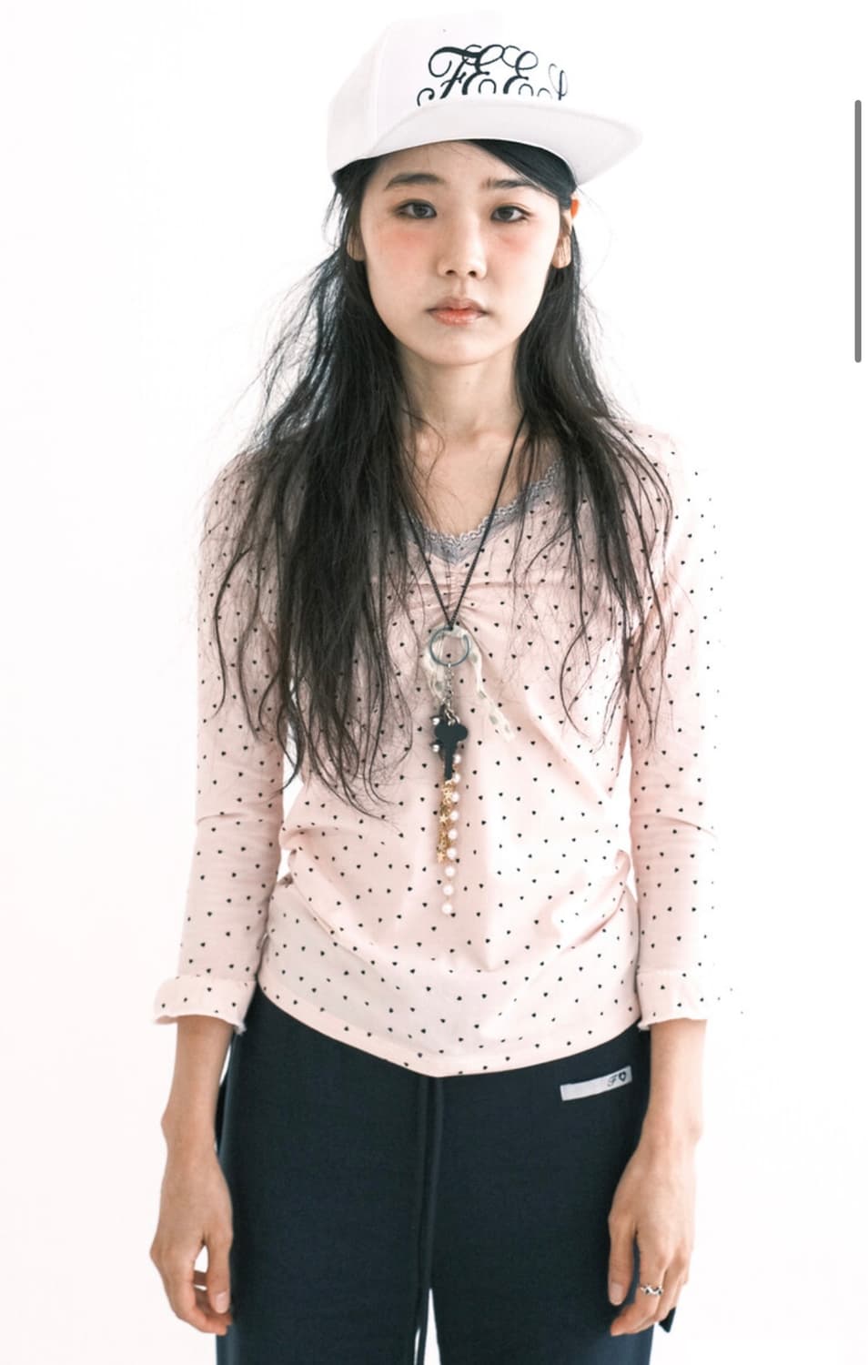 새상품 샵페어리 레이스탑 핑크 상품이미지1