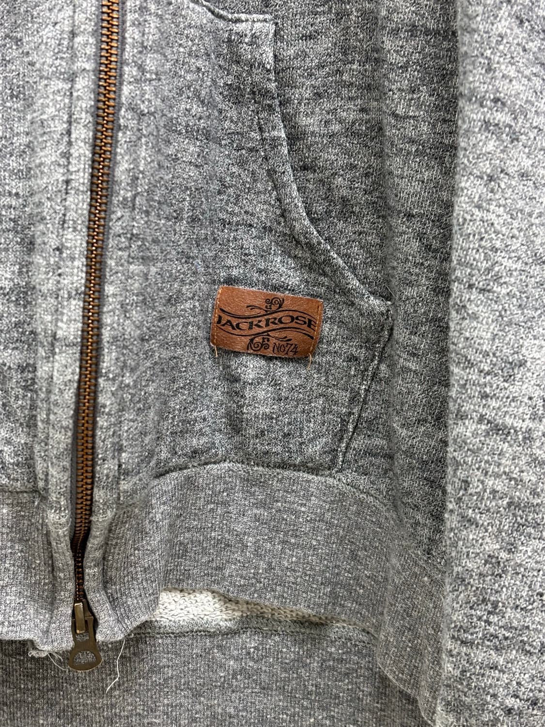 빈티지 잭로즈 그레이 투웨이 후드집업 상품이미지7