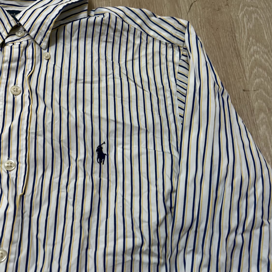 폴로 랄프로렌 커스텀핏 스트라이프 셔츠 S/90  상품이미지3