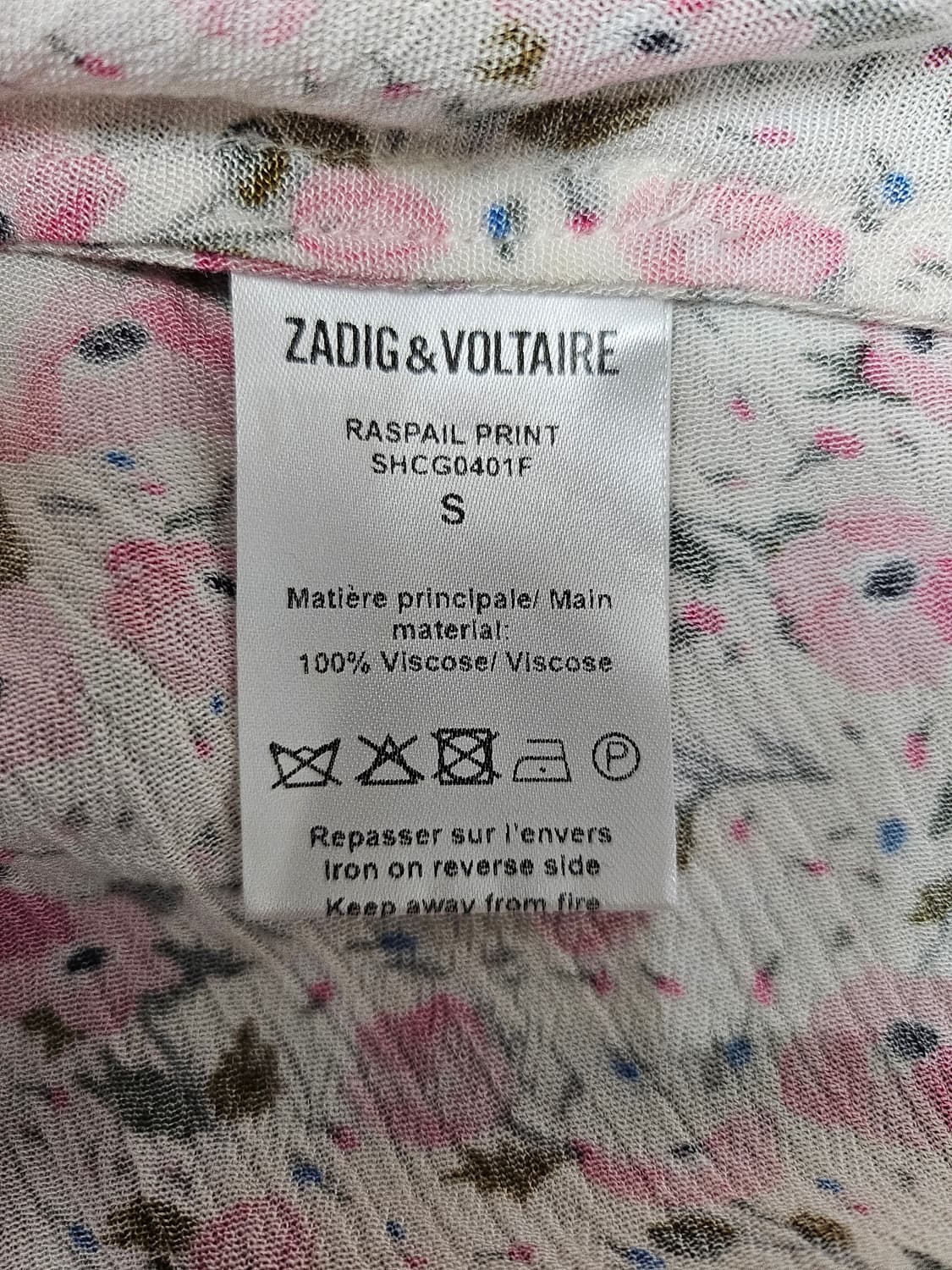 쟈딕앤볼테르 플라워 원피스s 상품이미지4