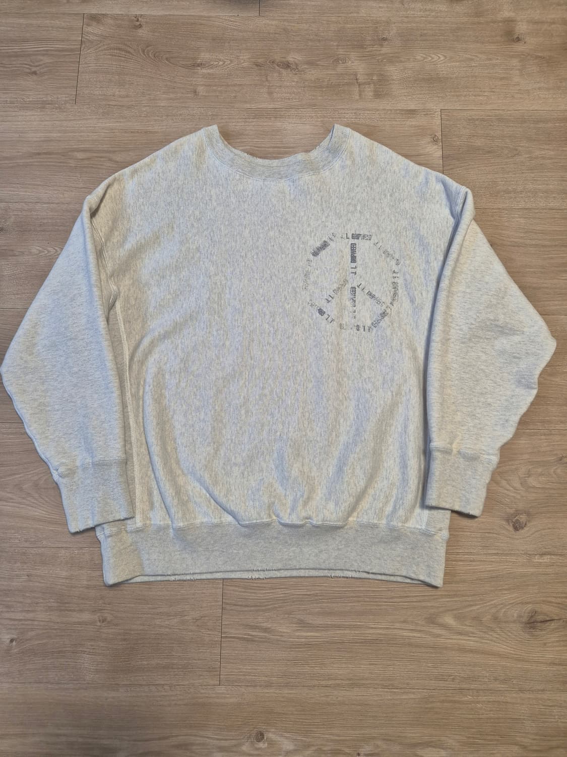 XL) 바우와우 JOHN 스웻셔츠 오트밀 상품이미지1