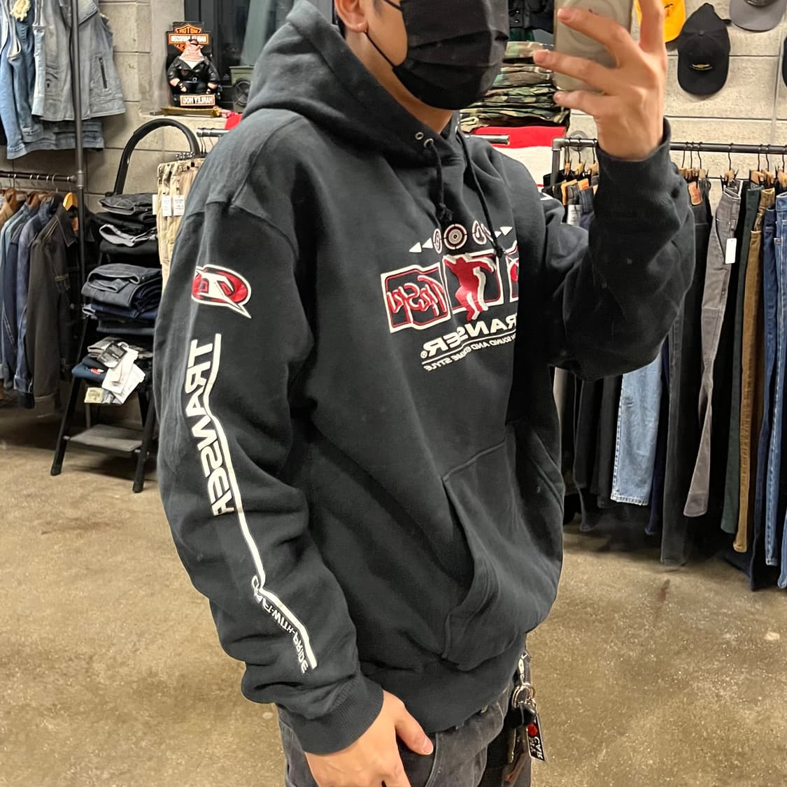 빈티지 스케이트 프림팅 후드 (105) 상품이미지9