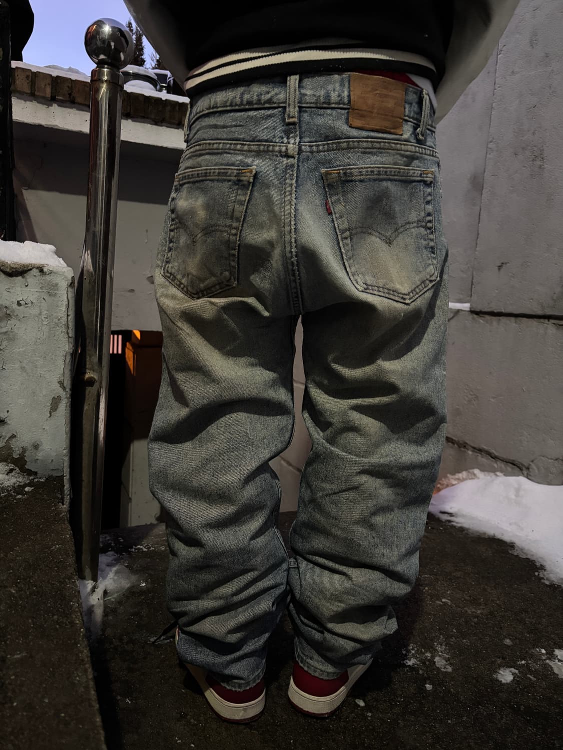 80s 리바이스 505 USA 워싱데님팬츠 상품이미지2