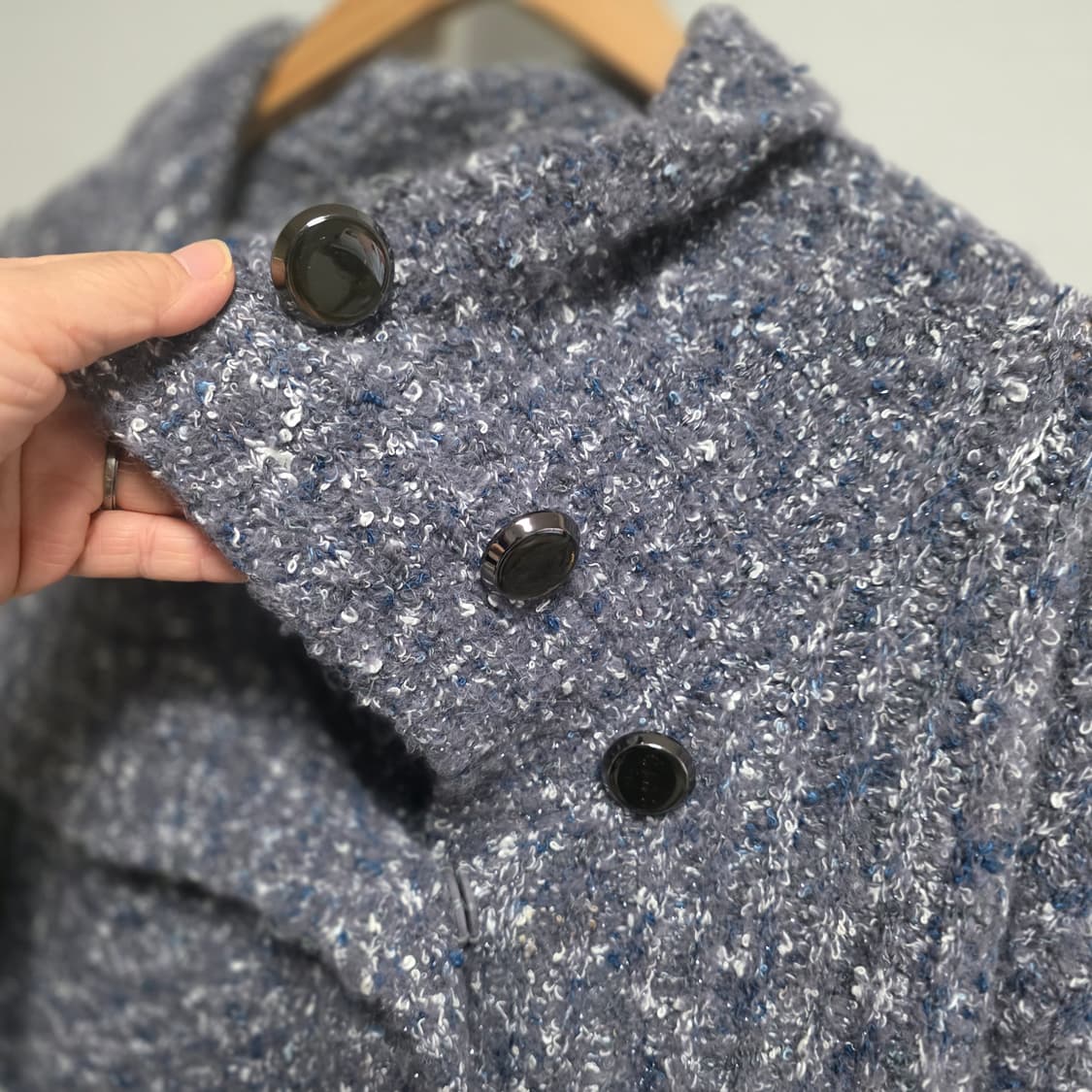 모조에스핀 니트 롱 가디건 믹스 컬러 상품이미지3