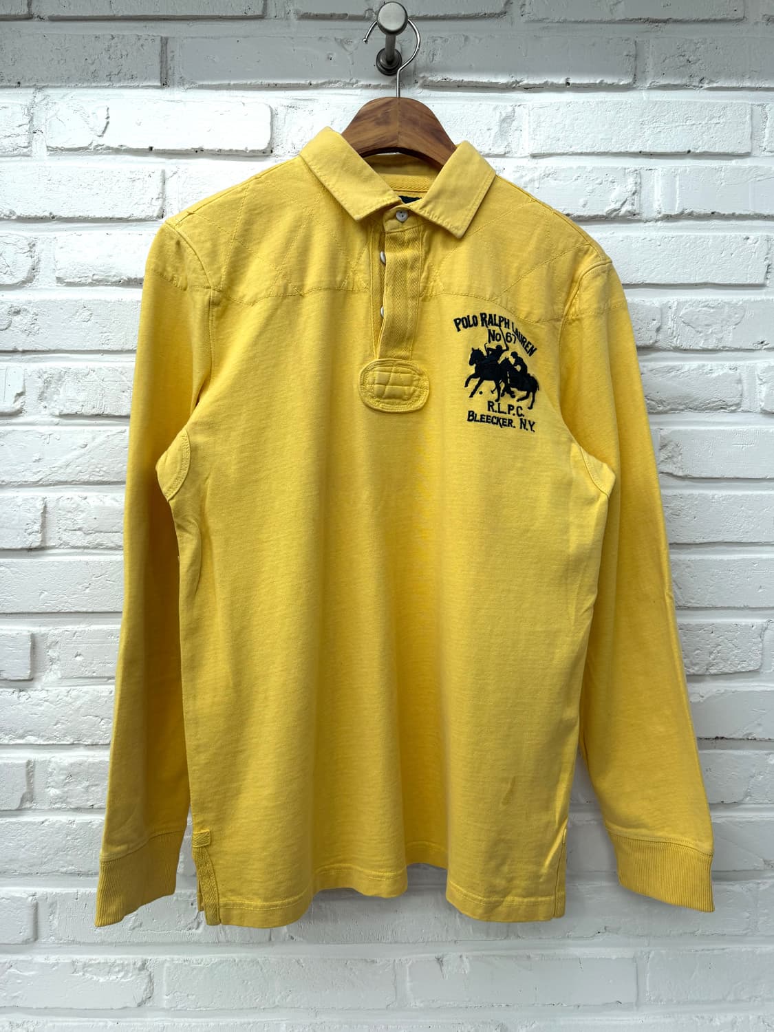 폴로 옐로우 럭비티셔츠  상품이미지3