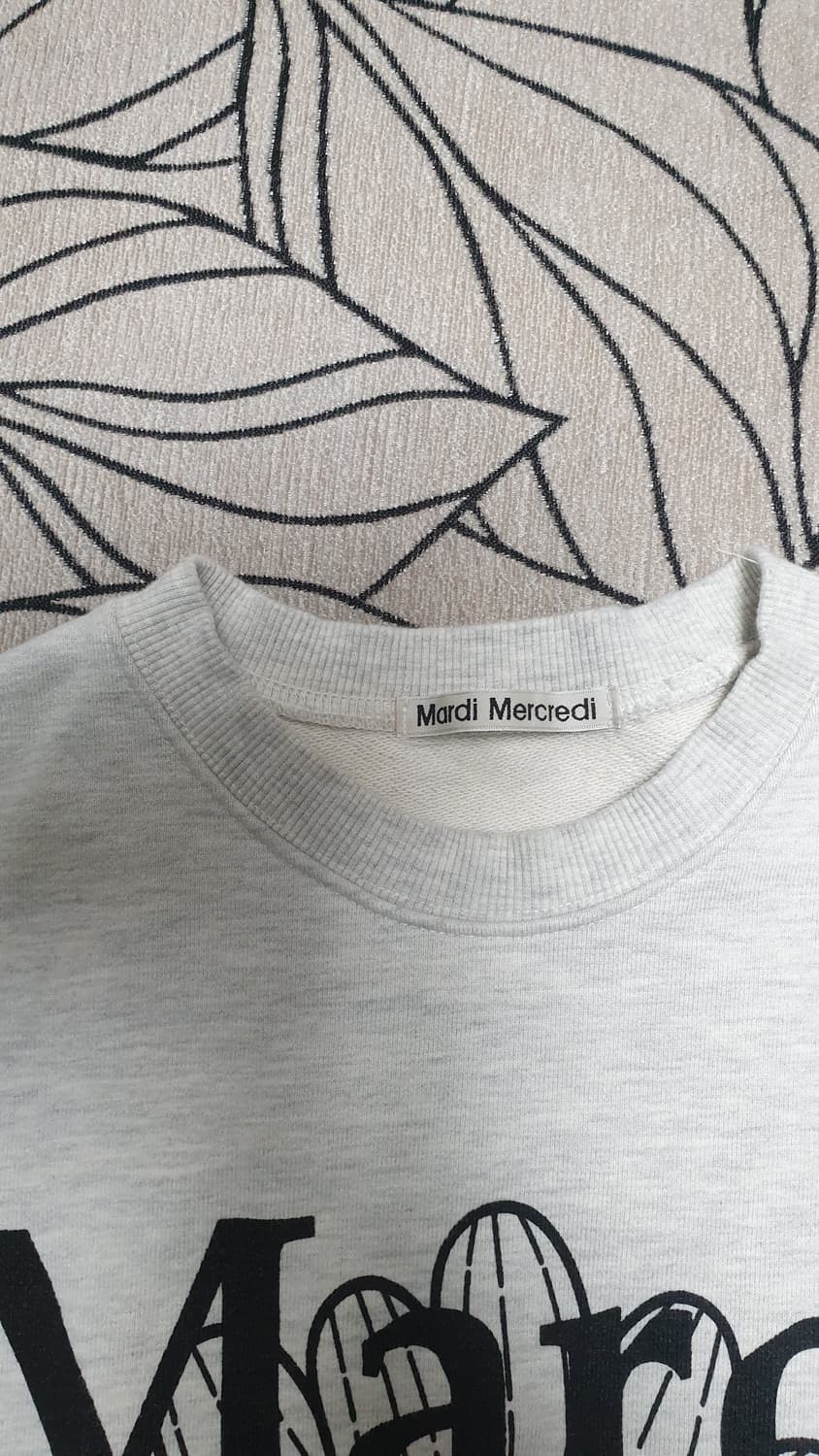 마르디 메크르디 플라워 오버핏 맨투맨 FREE 상품이미지3