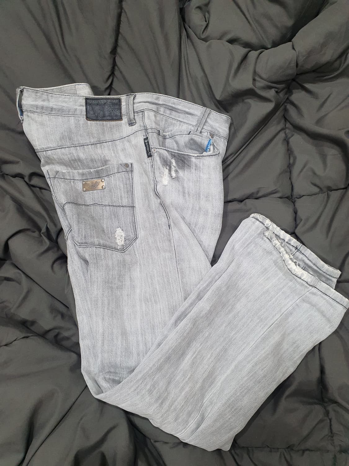 알마니 빈티지  스트레이트핏 워싱진  상품이미지1