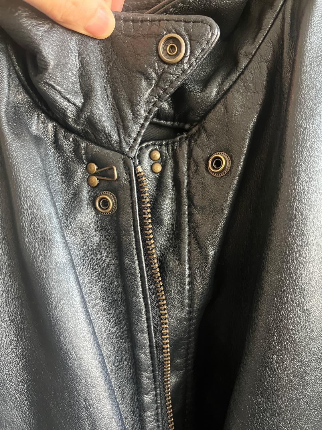 리얼레더 빈티지 가죽 봄버 자켓 점퍼 상품이미지5