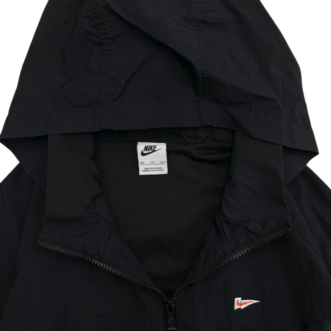 나이키 미니로고 블랙 후드 아노락 2XL 상품이미지5