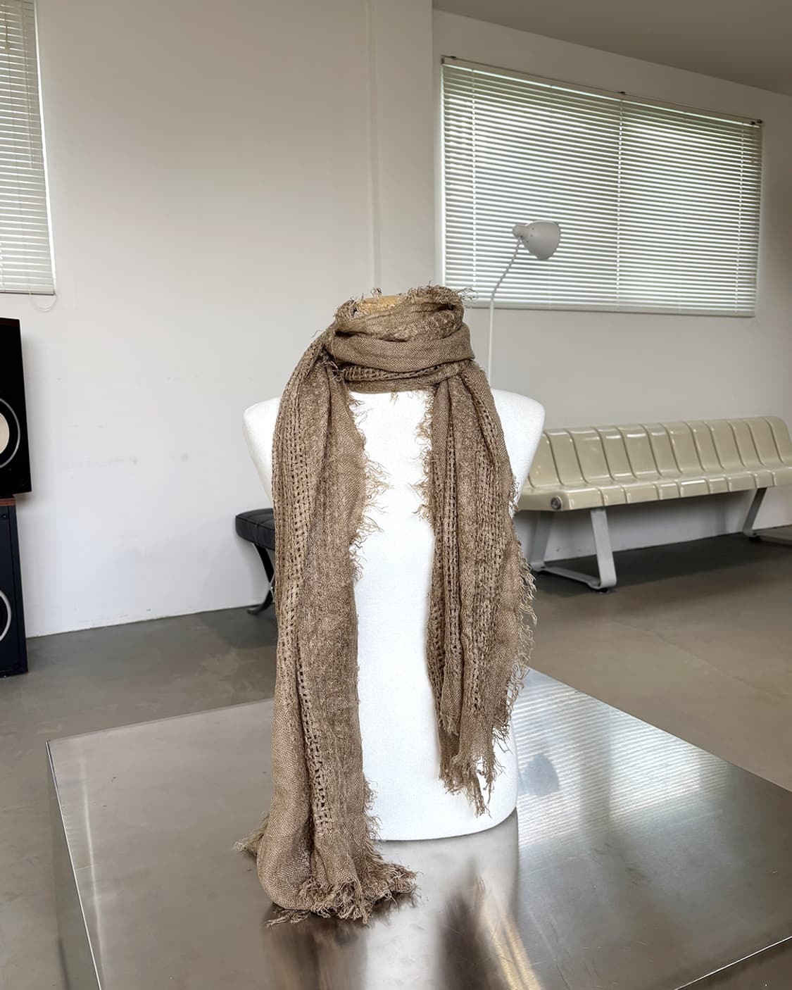 vintage grunge wide scarf 상품이미지4