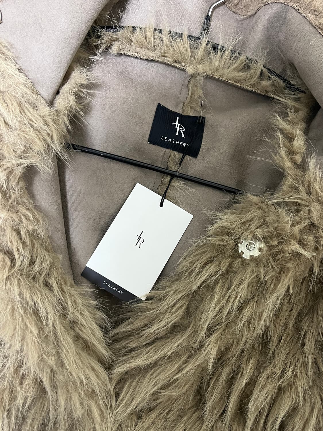 리버시블 시어링 퍼 자켓 [MOCHA] 상품이미지4