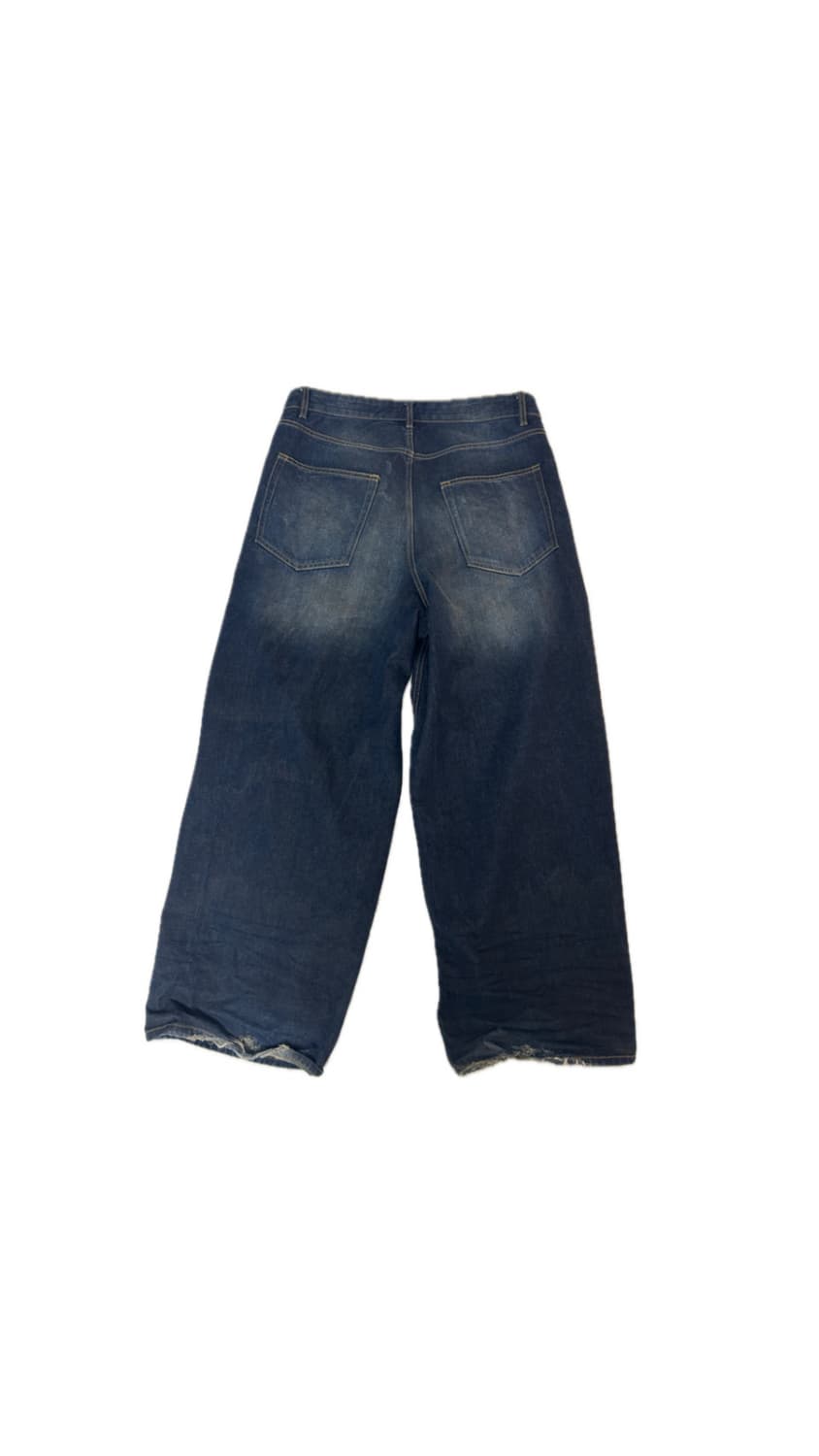 ZARA 와이드핏 배기 진 다크 블루 워싱 (정품) 상품이미지2