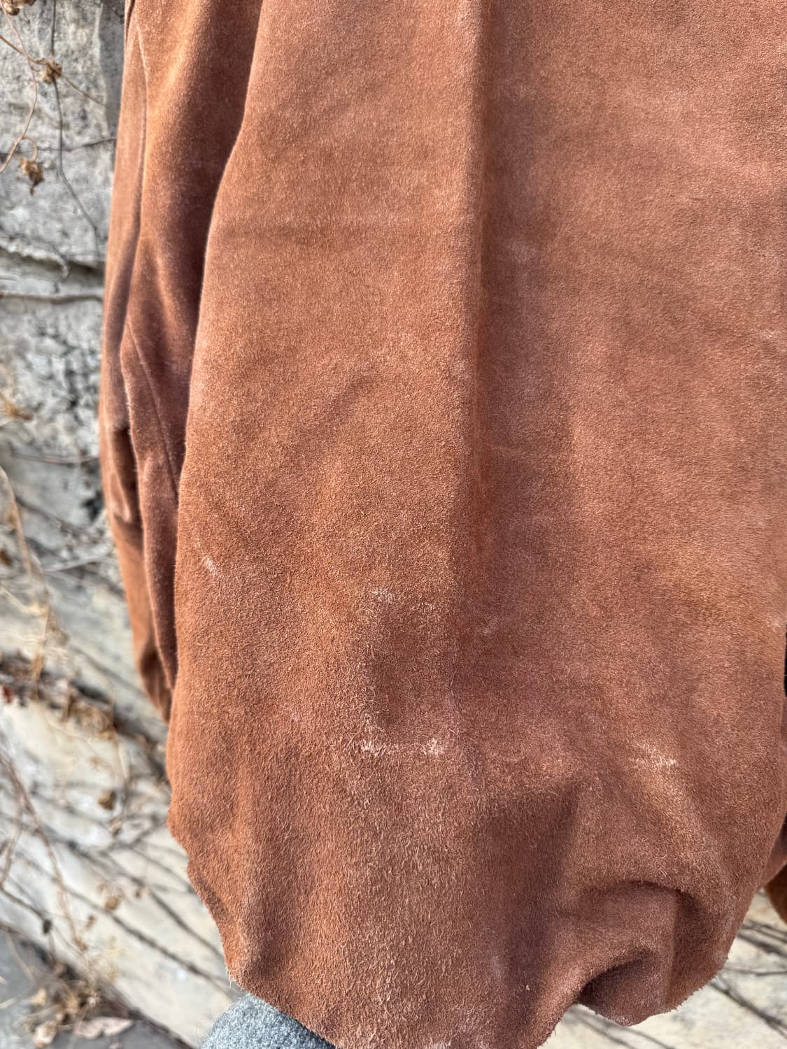 90s 일본 빈티지 국내생산 소가죽 스웨이드 레더 가죽 자켓 상품이미지6