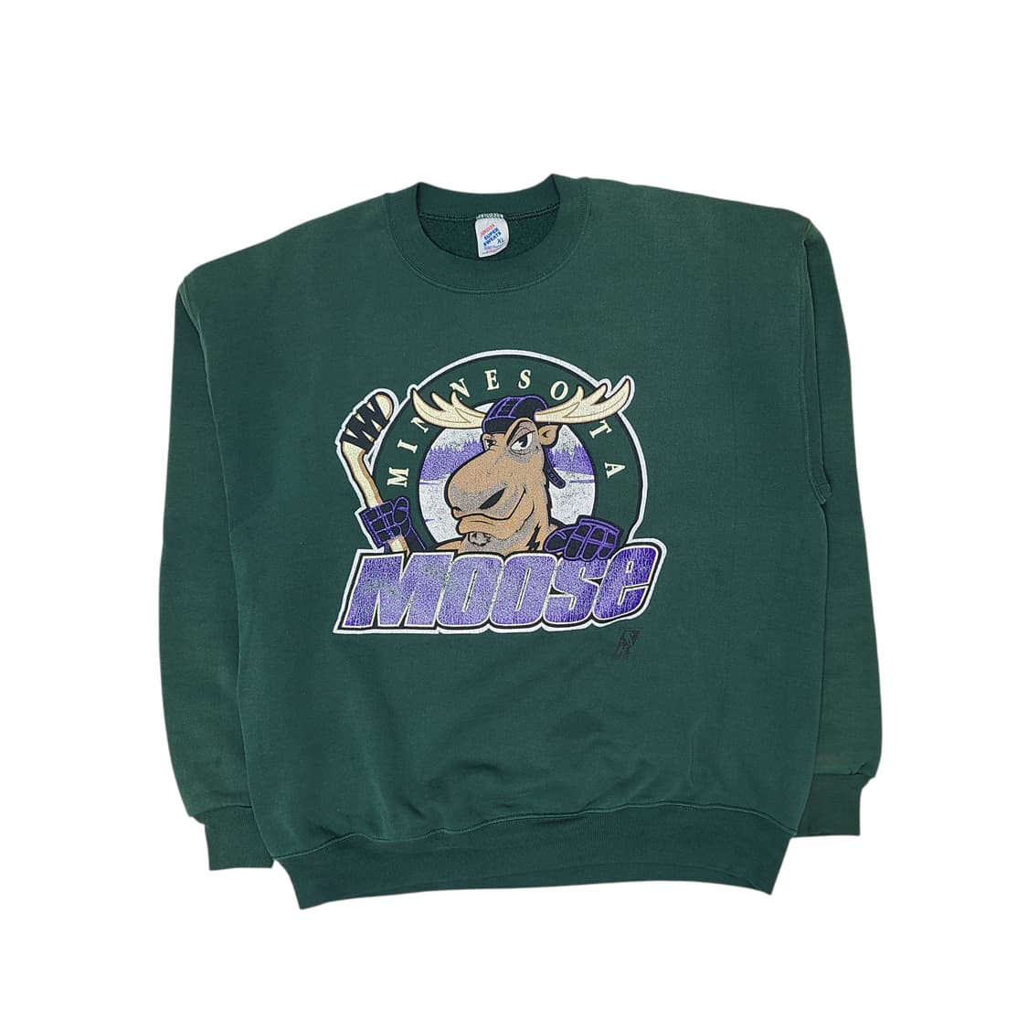 '90s Minnesota Moose 로고 프린팅 스웻셔츠 상품이미지2