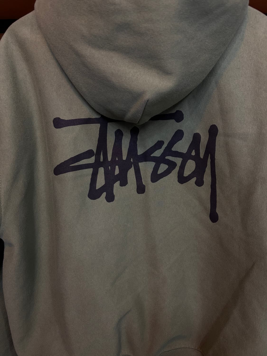 스투시 후드집업 올리브 L 상품이미지3