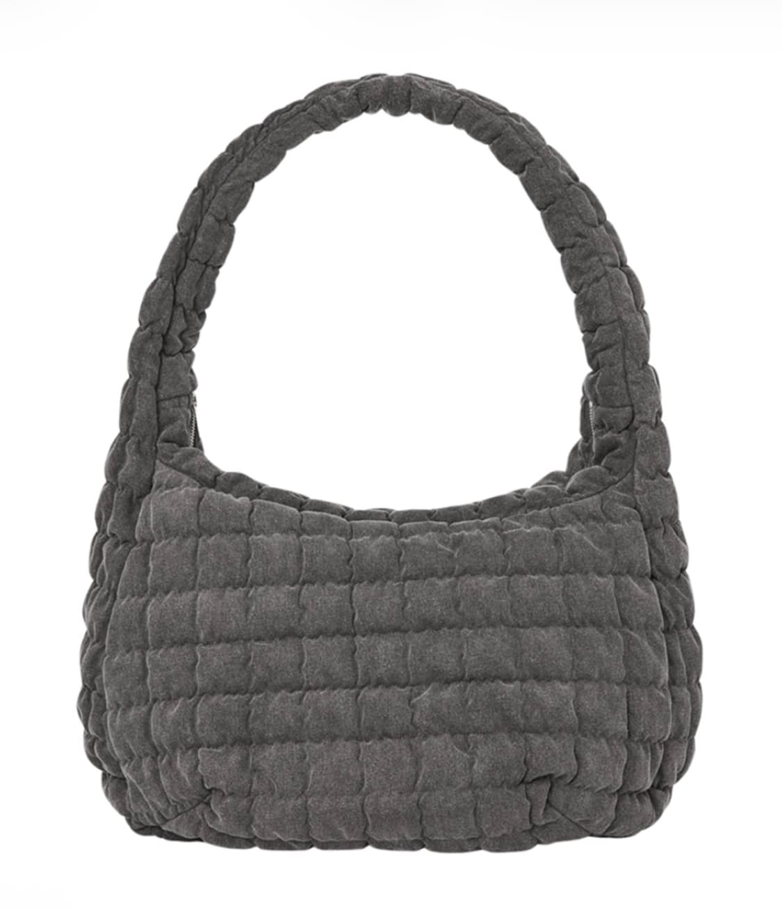 코스 오버사이즈 퀼티드 크로스바디 백 그레이 데님 상품이미지2