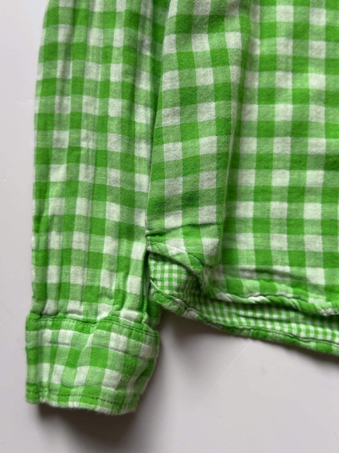 POLO RALPH LAUREN Green Check Shirt 0362 상품이미지4