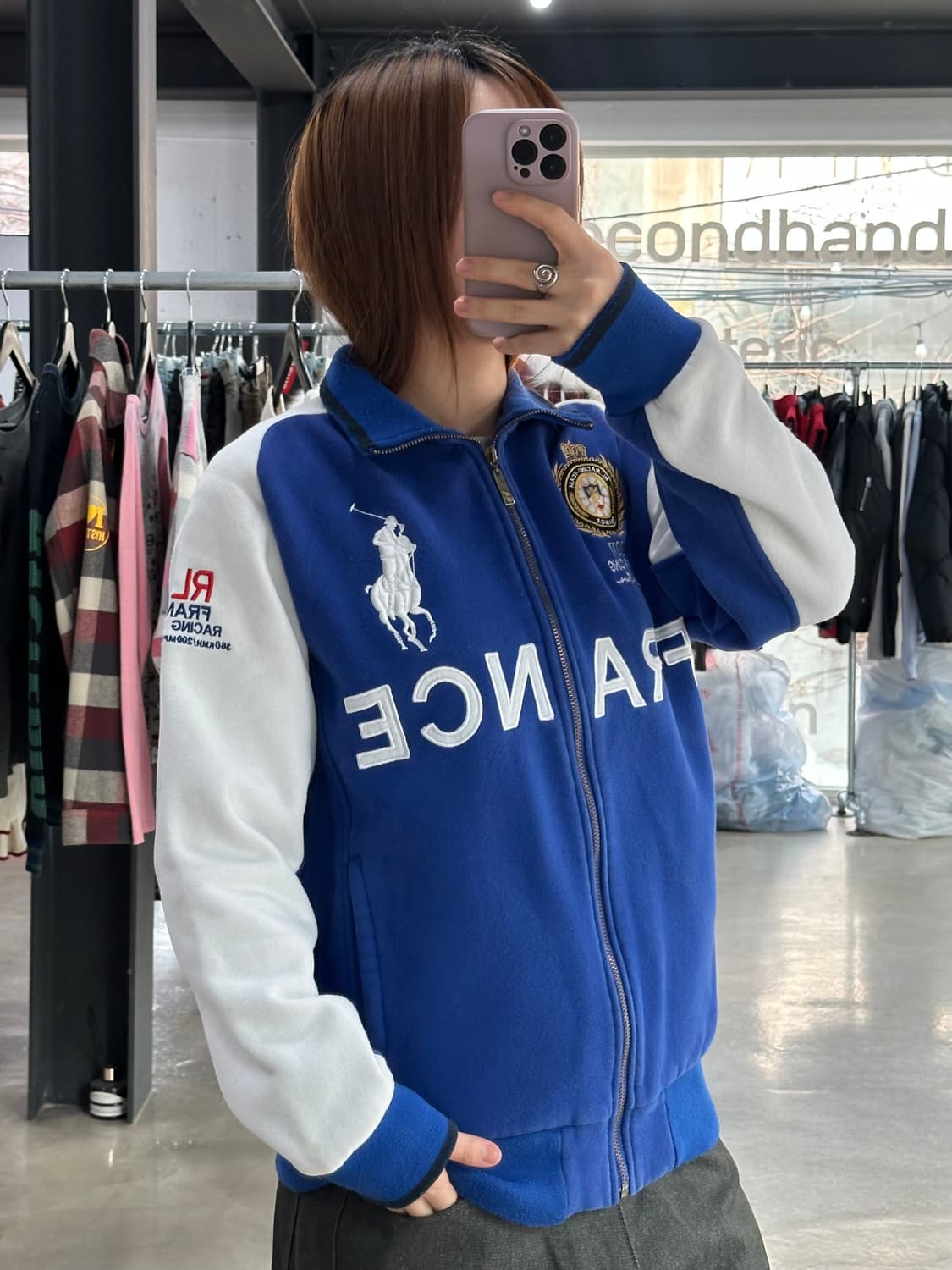 폴로랄프로렌 빅포니 치프키프 프랑스 레이싱 코튼집업 상품이미지1