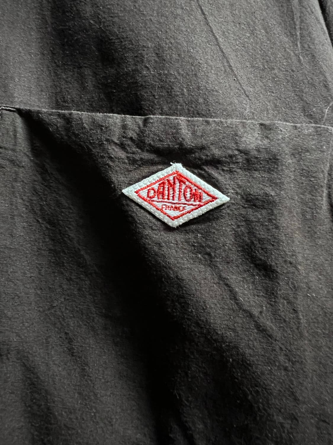 단톤 차이나카라 브라운 셔츠 상품이미지3