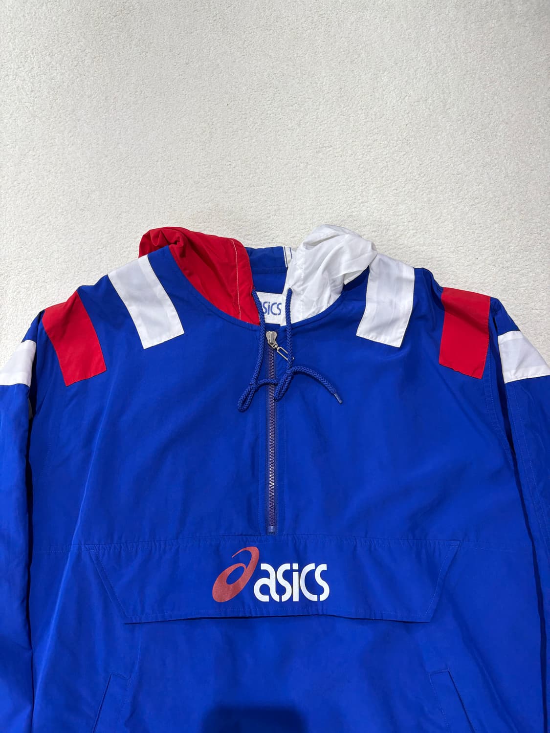 아식스 90s 올드스쿨 아노락 바람막이 반집업 100-105 상품이미지2