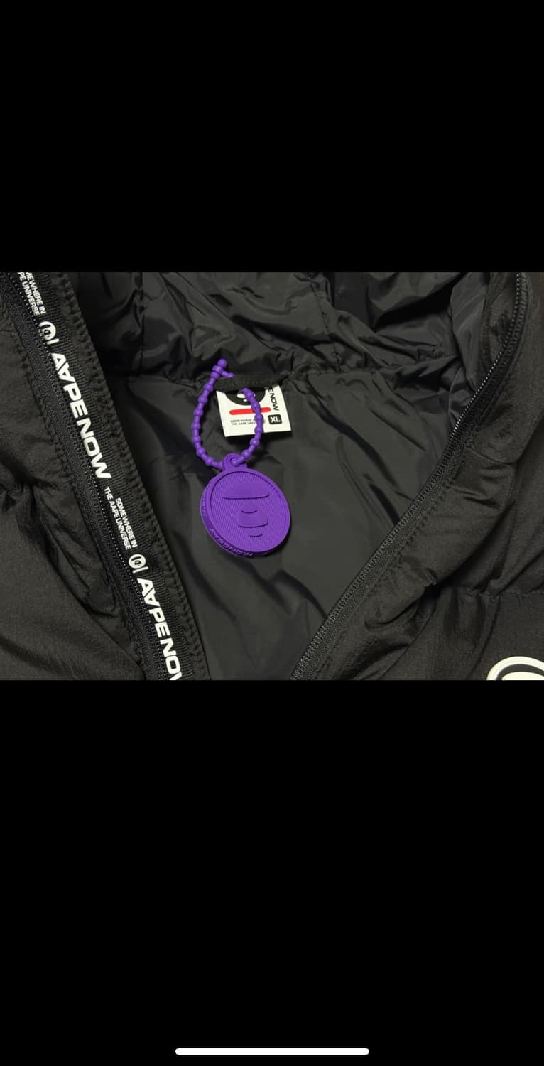 Aape 에이프 29.5인치 나우 다운 자켓 블랙 XL 상품이미지4