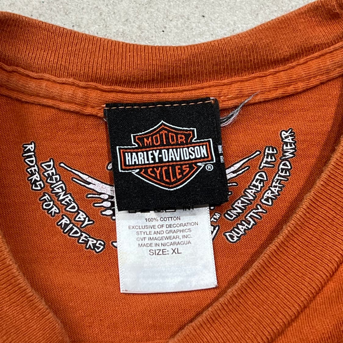 할리데이비슨 프린팅반팔티 s09905 상품이미지5