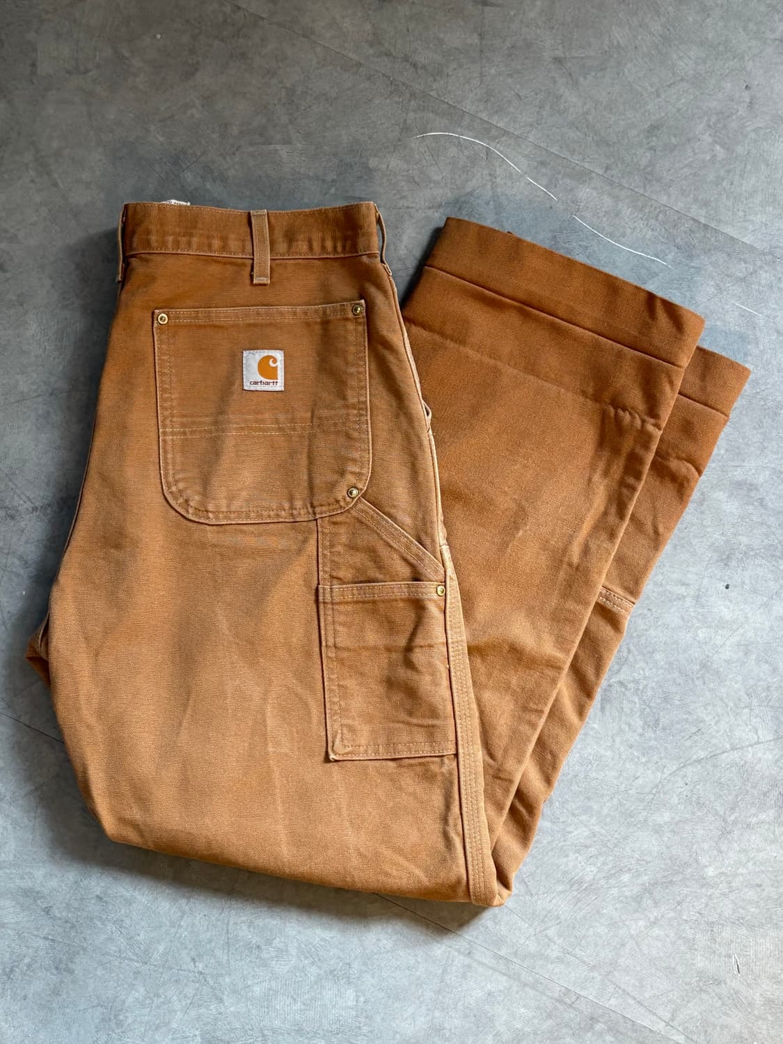 Carhartt 칼하트 더블니 캔버스 워크 팬츠  상품이미지4