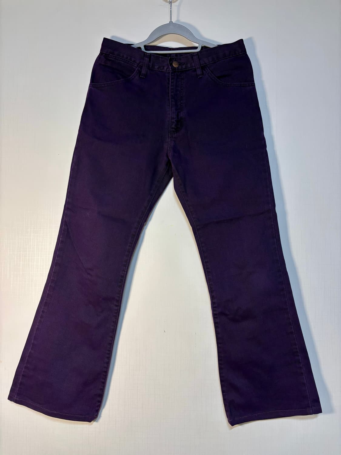 90s 랭글러 퍼플 부츠컷 데님팬츠 빈티지 청바지 상품이미지1