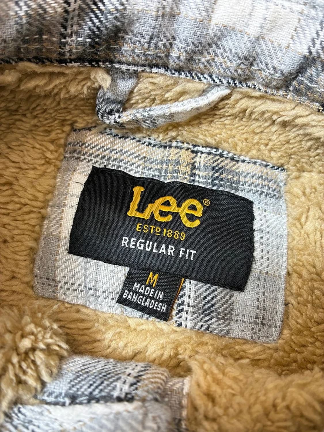 Lee 리 00's 레트로 체크 융털 셔츠 자켓 PN7882 상품이미지8