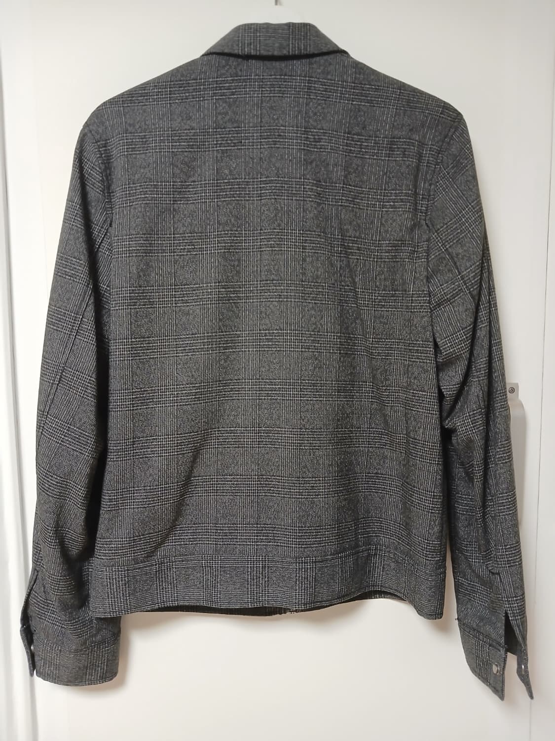 H&M 체크 패턴 코튼 자켓 상품이미지3