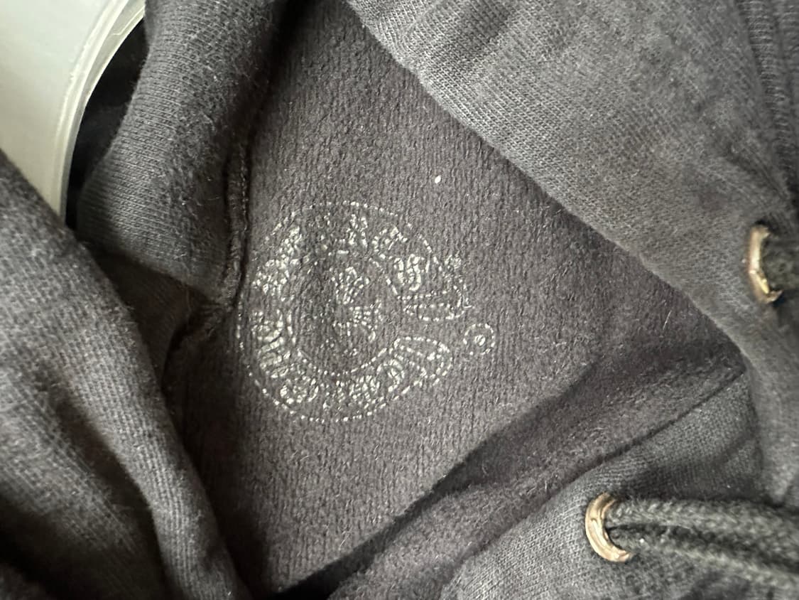 Chrome Hearts 크롬하츠 플로랄 말발굽 후드 블랙 S 상품이미지3