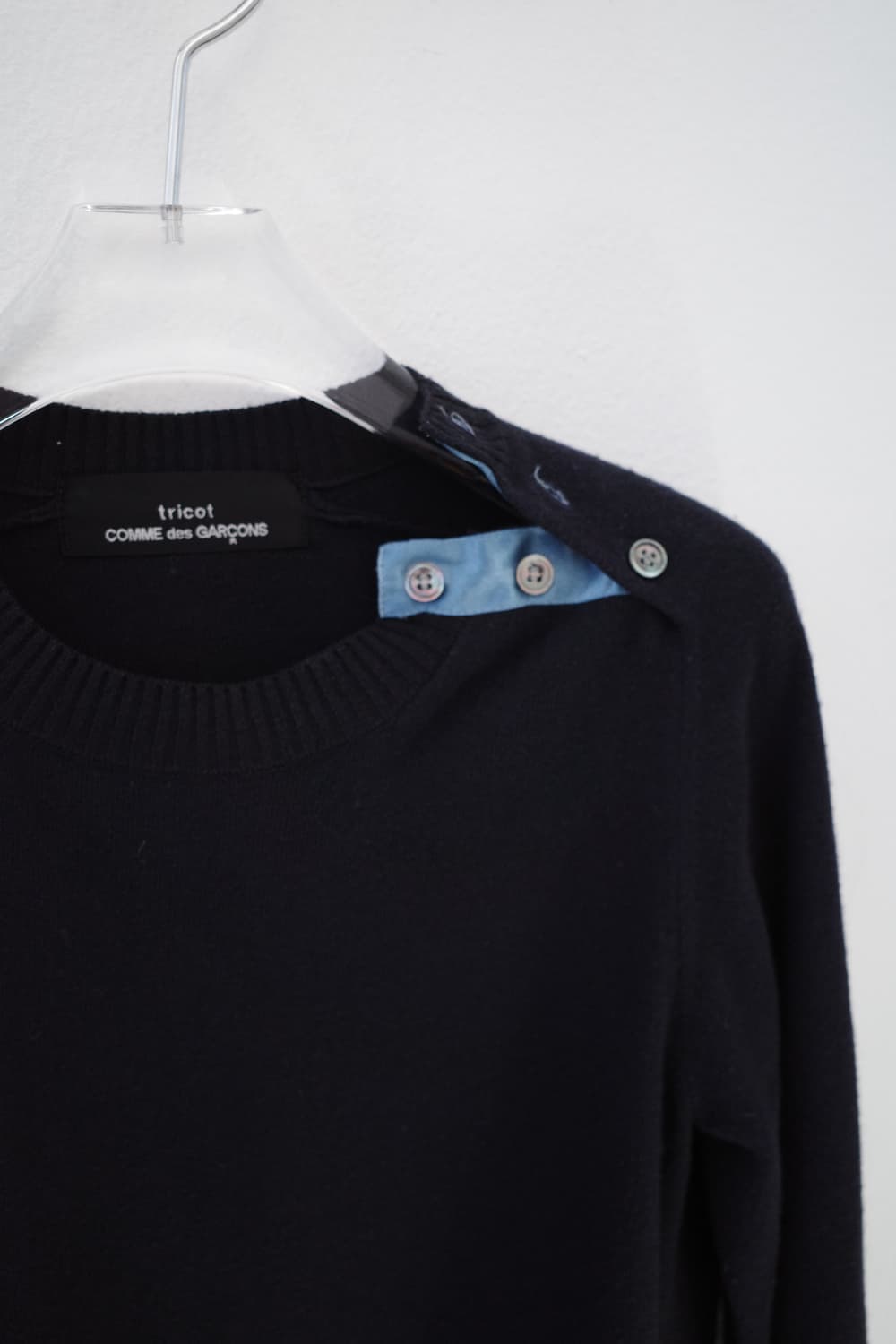 Side button stripe knit top 상품이미지7
