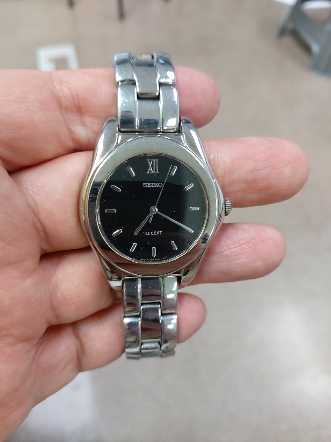 세이코 루센트 블랙 남성 시계 상품이미지1