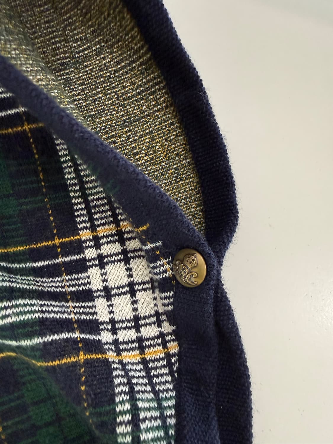 폴로 랄프로렌 키즈 체크 니트 케이프 5t (여자44) 거의새것 상품이미지8