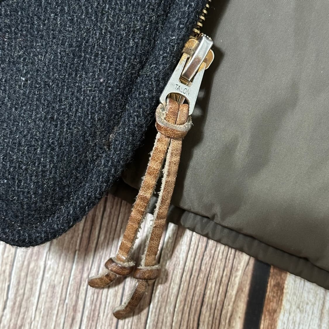 RRL 더블알엘 브라운스 비치 리버시블 울 다운 베스트 M 사이즈 상품이미지6