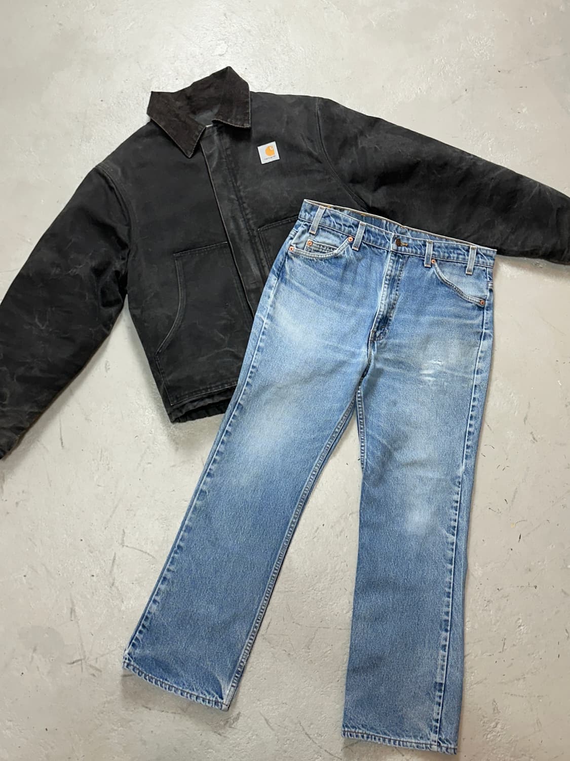 90's USA Made 빈티지 리바이스 517 부츠컷 연청 상품이미지1