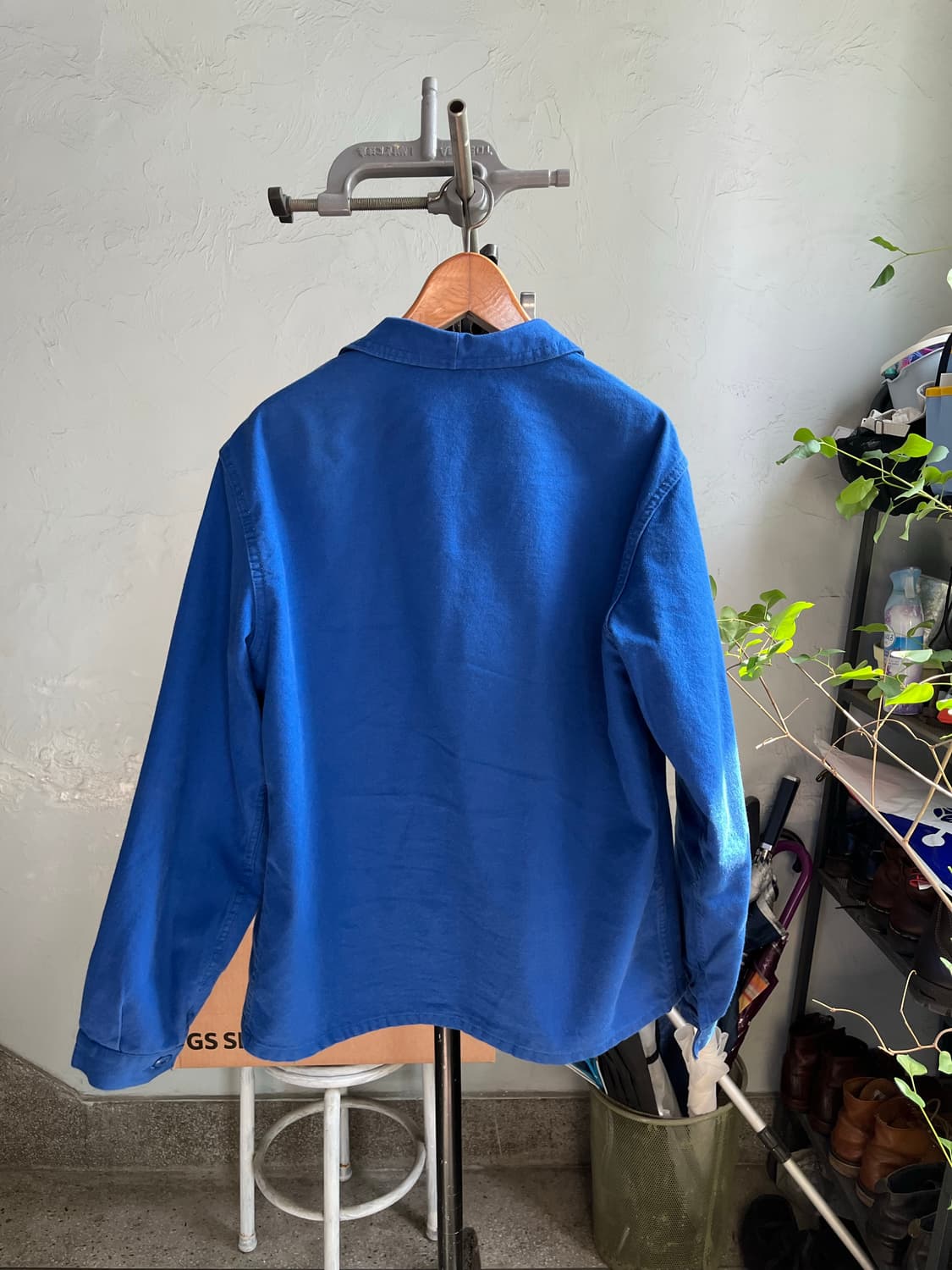 [빈티지/프랑스제] 프렌치 블루 워크 자켓 - Imphy S.A. 자수  상품이미지6