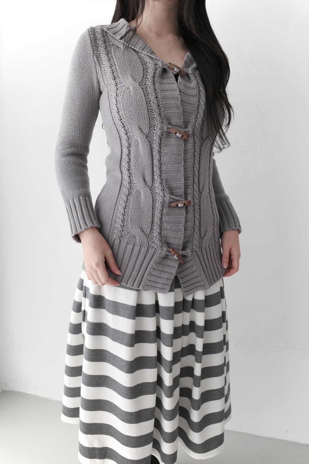 knit duffle cardigun 상품이미지7