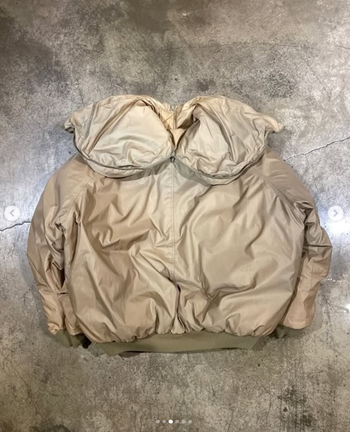 에드윈 립스톱 나일론 다운 후드파카 상품이미지3