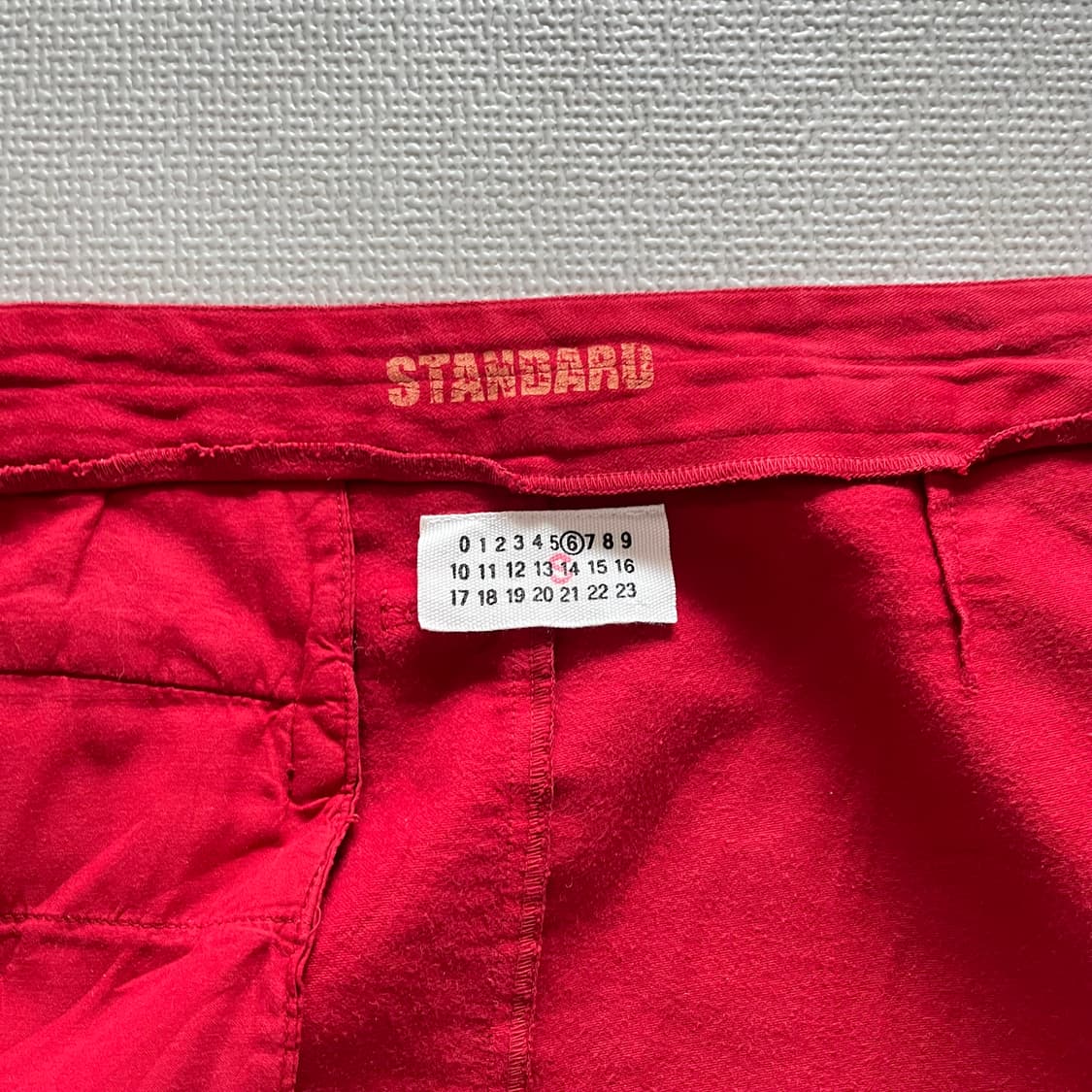 메종 마르지엘라 MM6 Maison Margiela 레드 스커트 상품이미지7