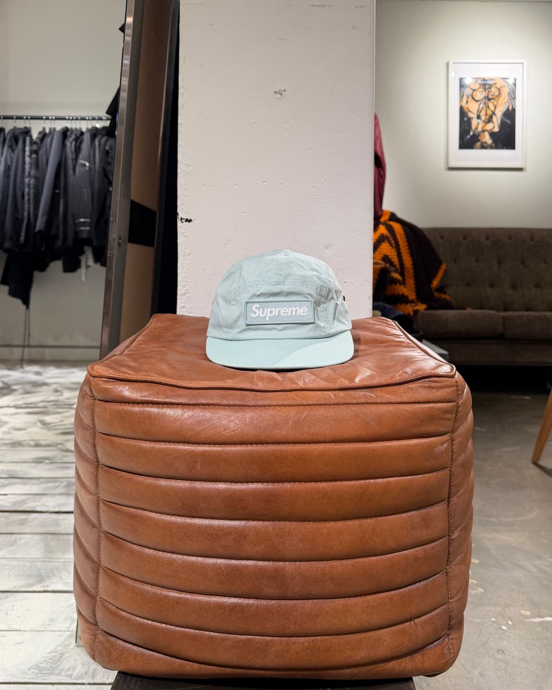 수프림 왁스 코튼 캠프캡 아이스 상품이미지1