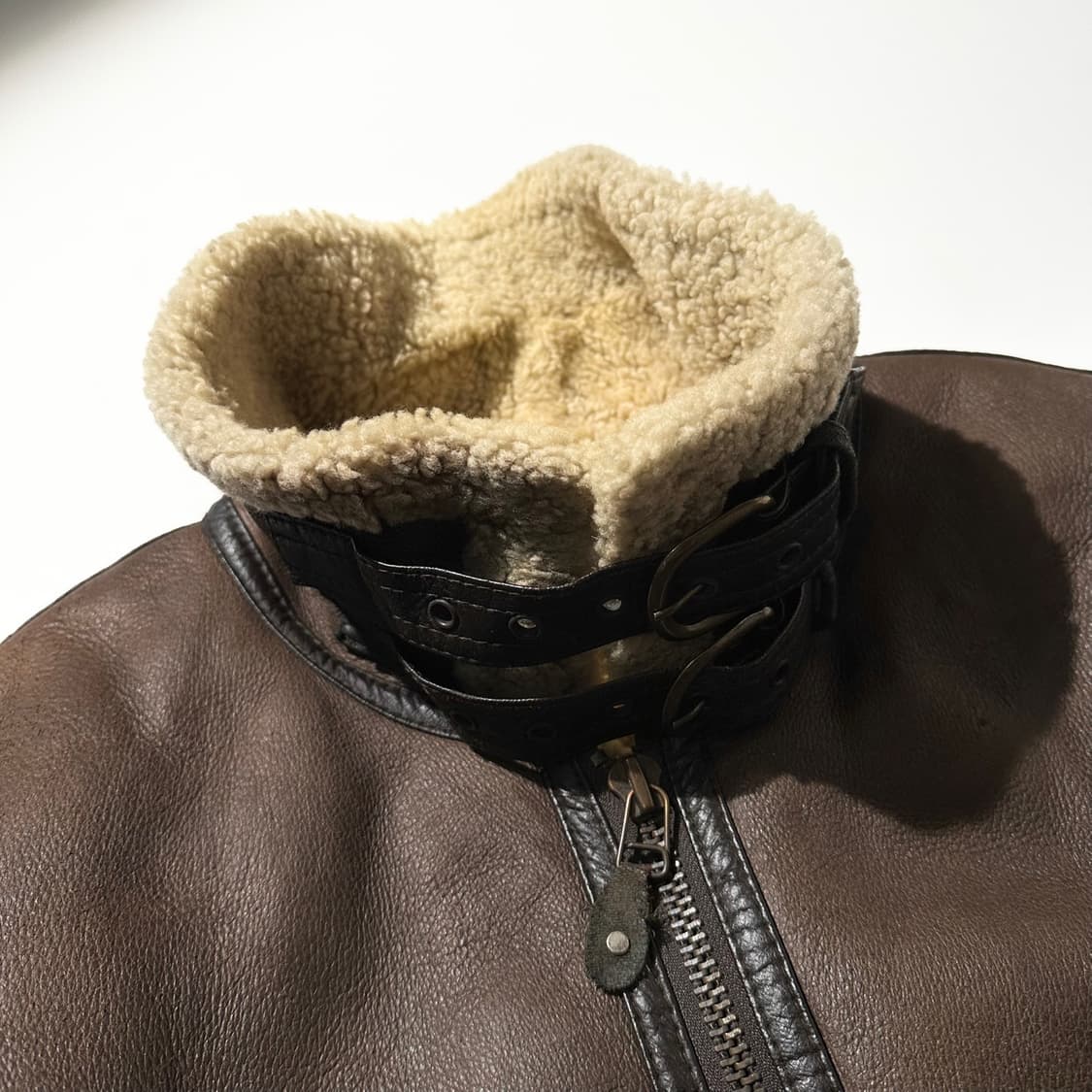 Tipicosi B-3 램스킨 시어링 무스탕 봄버 자켓 상품이미지5