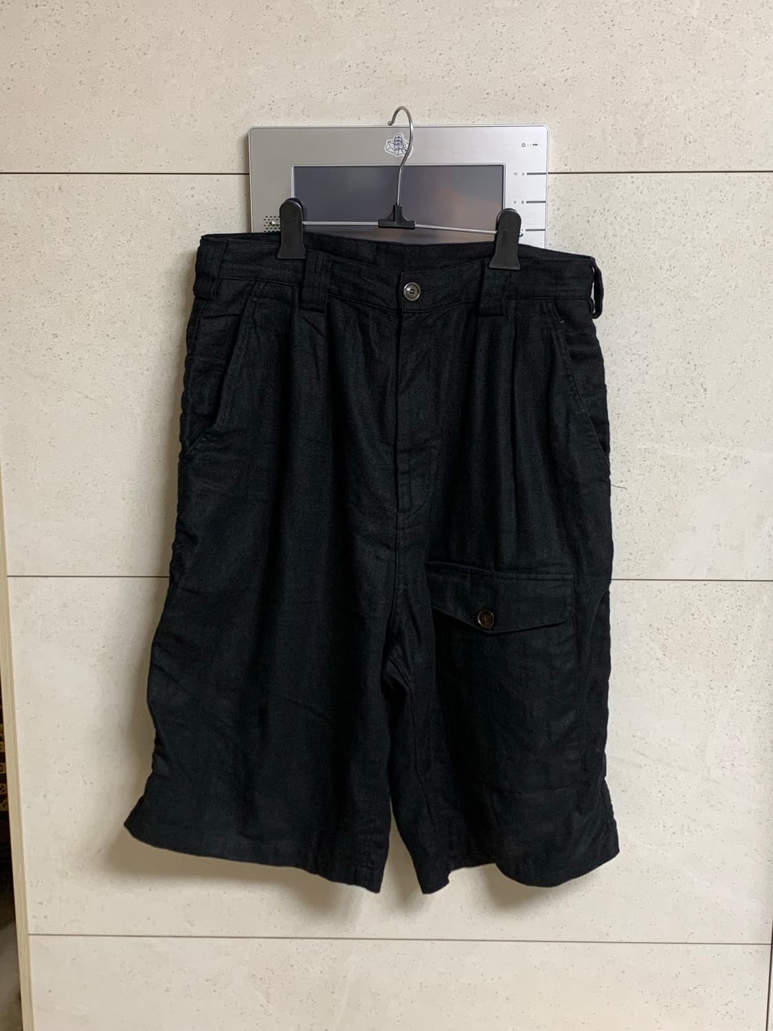 워드로브41 Landscape pocket shorts Black L 상품이미지1