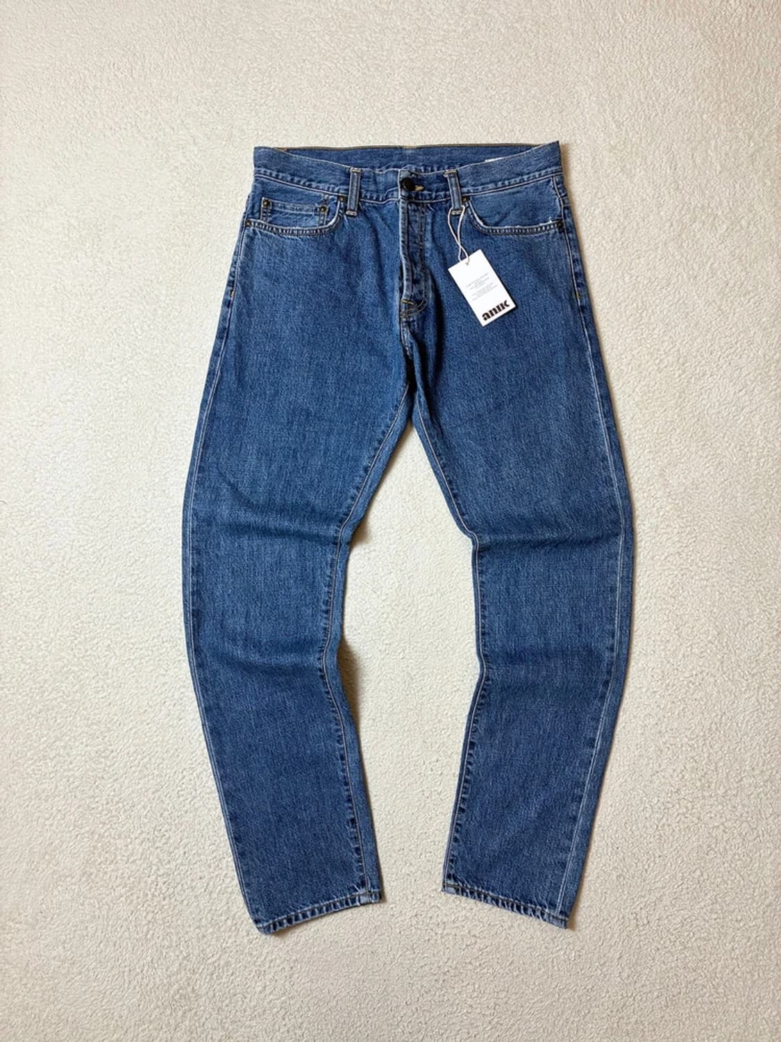 칼하트 WIP Klondike 8.5 oz 스트레이 데님팬츠 PN6636 상품이미지1